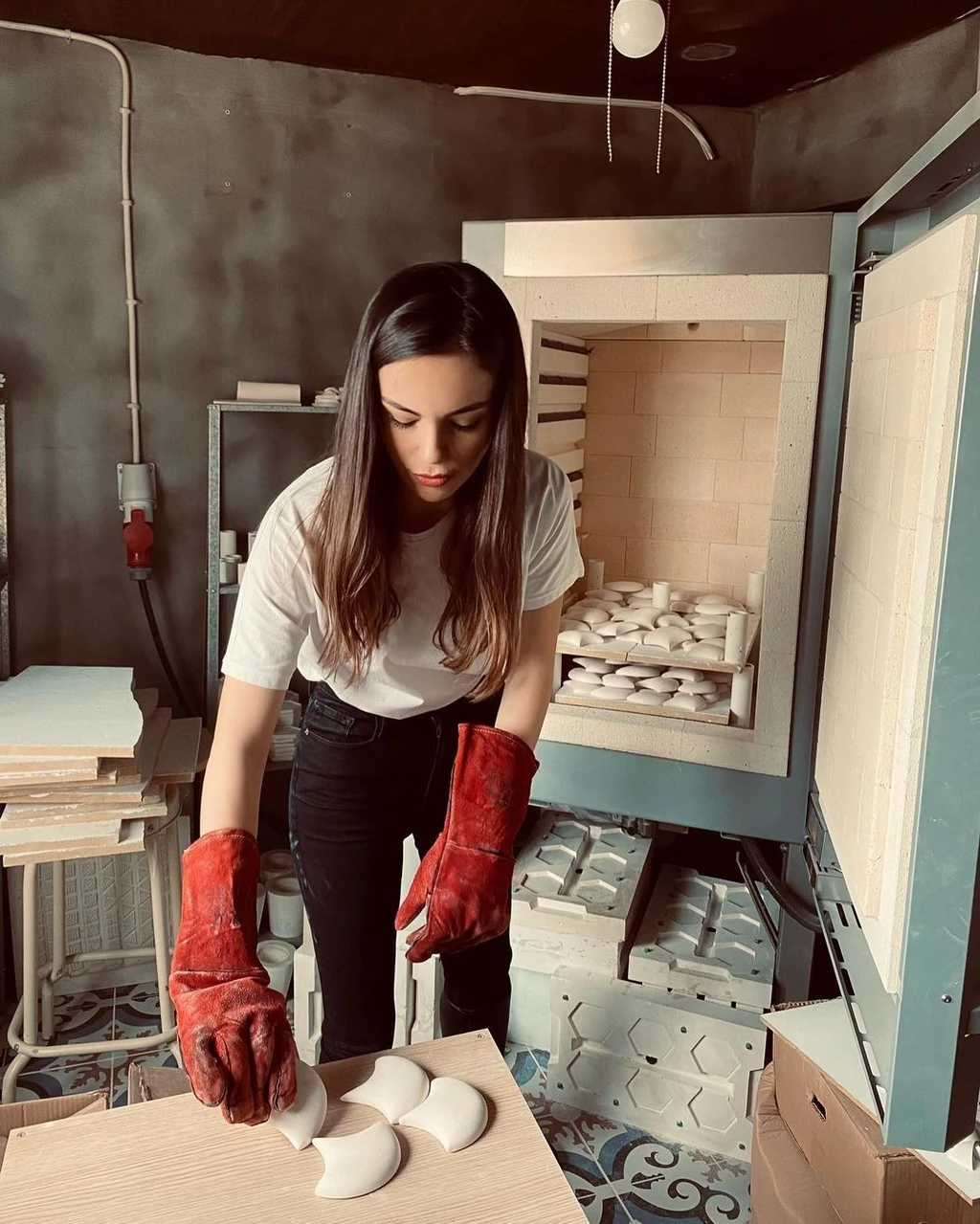 Yağmur műhelyében ma is csoda szép alkotások készülnek (Fotó: Archív)