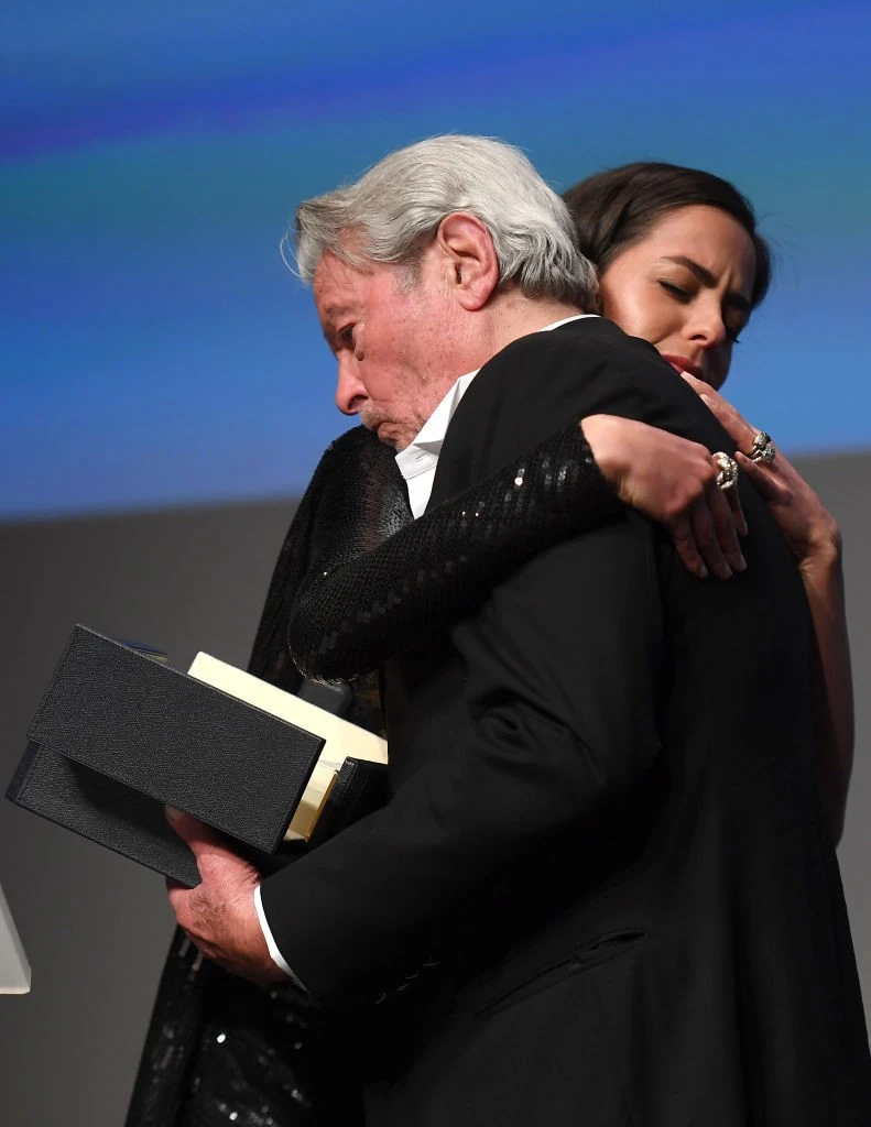 Alain Delon és a lánya, Anouchka