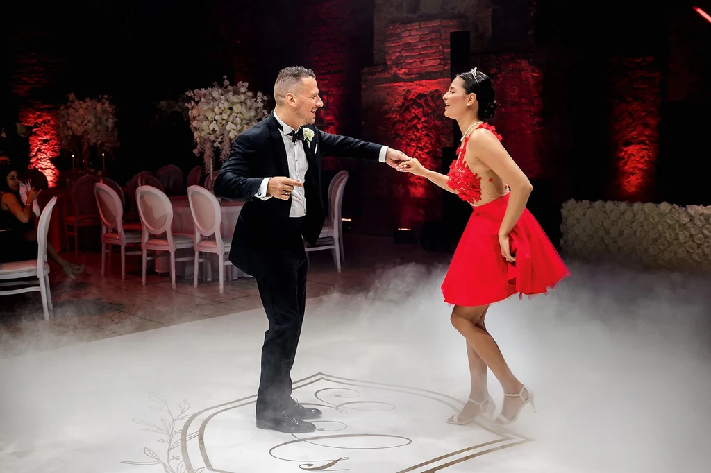 A táncparketten is teljes volt köztük a harmónia