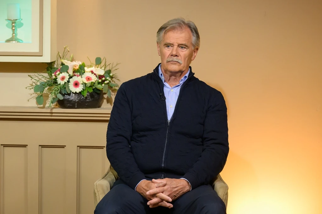 Kásás Zoltán a Ridikül stúdiójában (Fotó: MTVA/Ridikül)