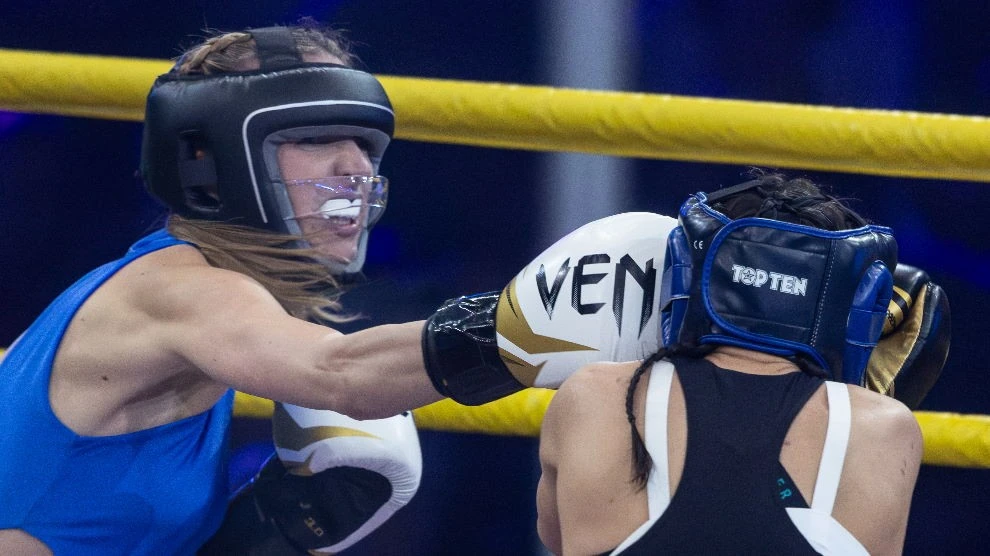 Evelin egyhangú pontozással nyert (Fotó: Trenka Attila)