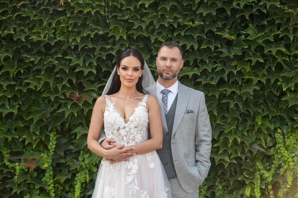 Renáta és Brumi az esküvőjükön (Fotó: TV2)