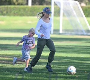 EXCLUSIVE Renée Zellweger skips the Emmys as she attends her boyfriend Ant Ansteads soccer game as its announced she scooped an award at last nights glittering ceremony