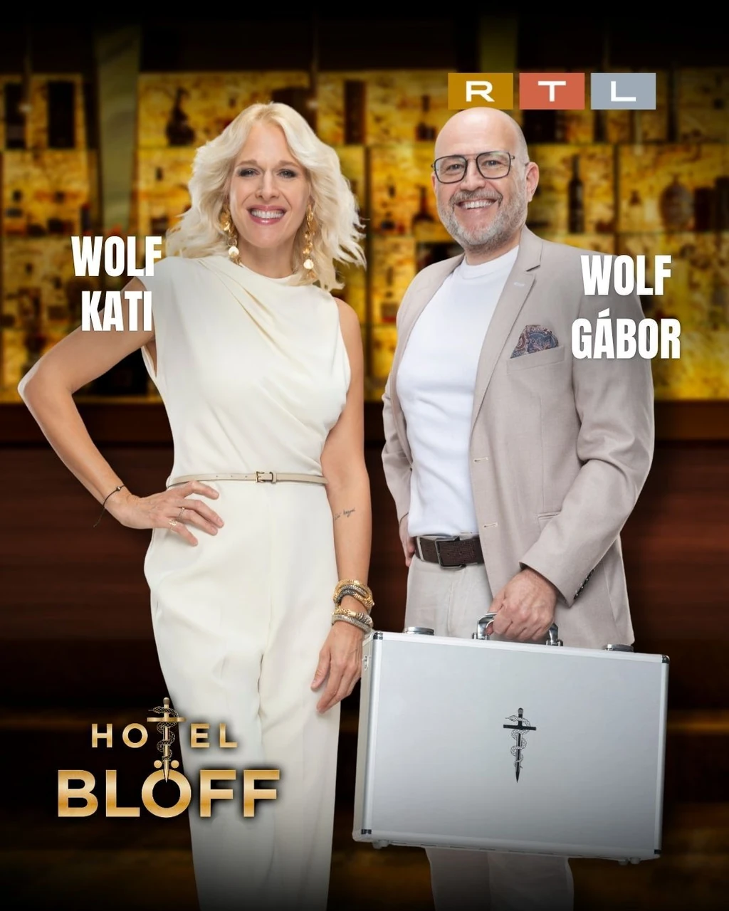 Wolf Kati a bátyjával, Gáborral száll versenybe