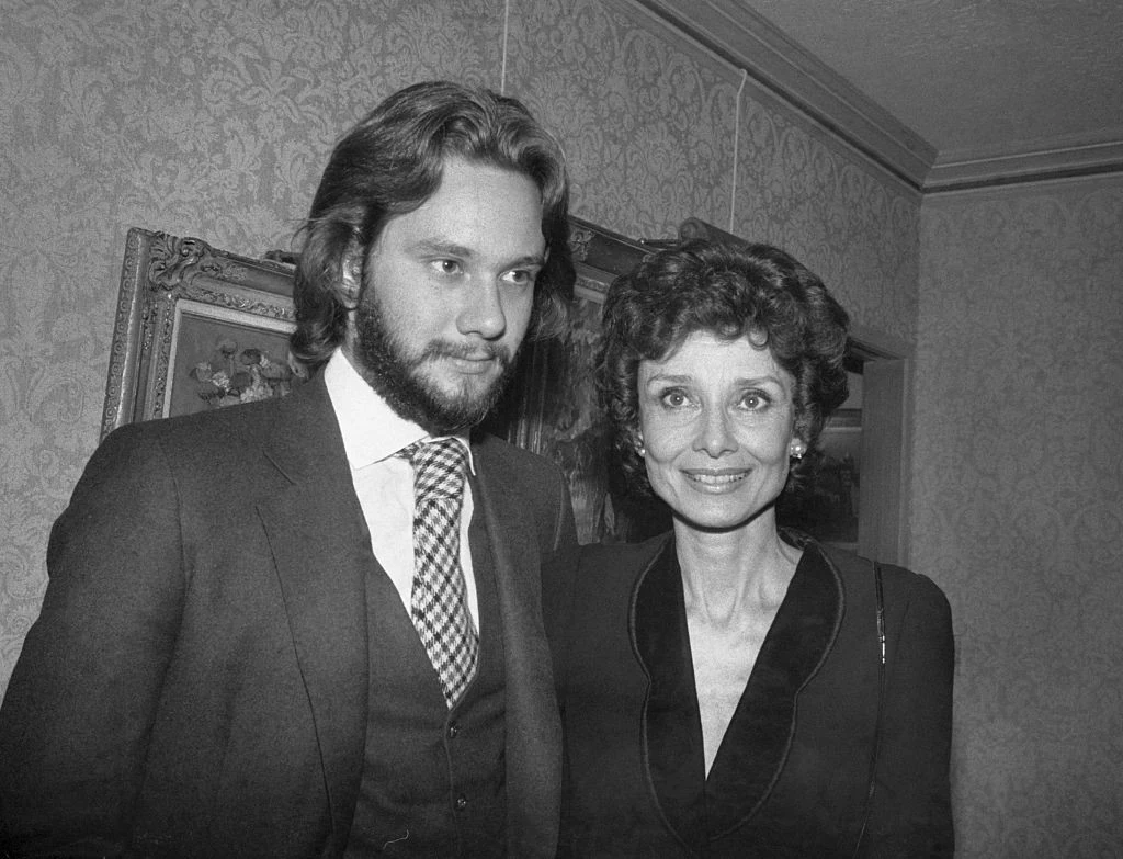 A legendás színésznő a fiával, Seannal 1979-ben