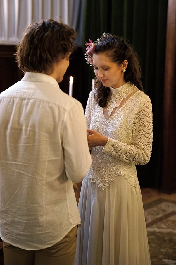 Az esküvőjük (Fotó: Archív)