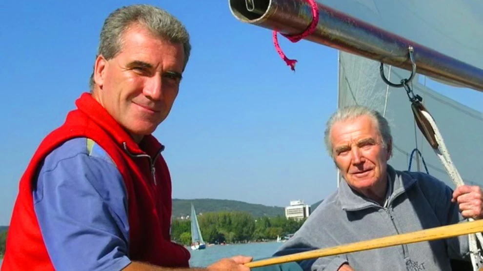 Zenthe Ferenc és fia, Ferenc a Kékszalag vitorlásversenyen (Fotó: Olajos Piroska/fotocentral.hu)