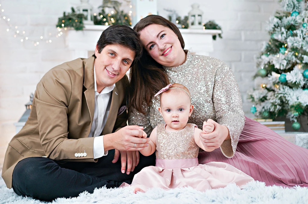 Fia és menye a kis Hannával (Fotó: Archív)