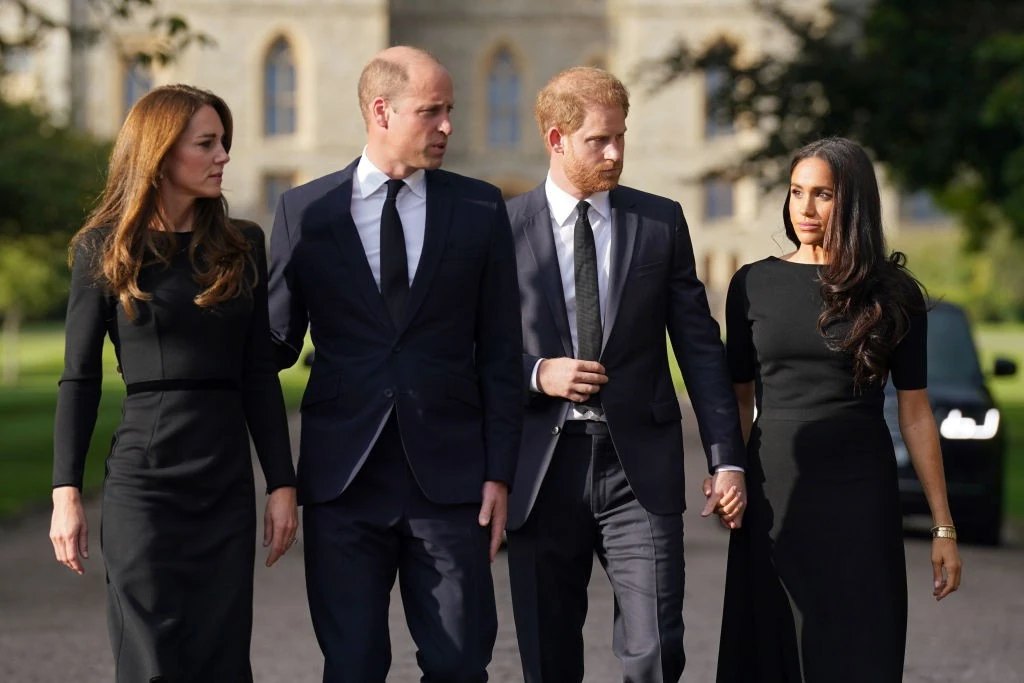 II. Erzsébet halála után jelentek meg utoljára négyesben Harryékkel a nyilvánosság előtt