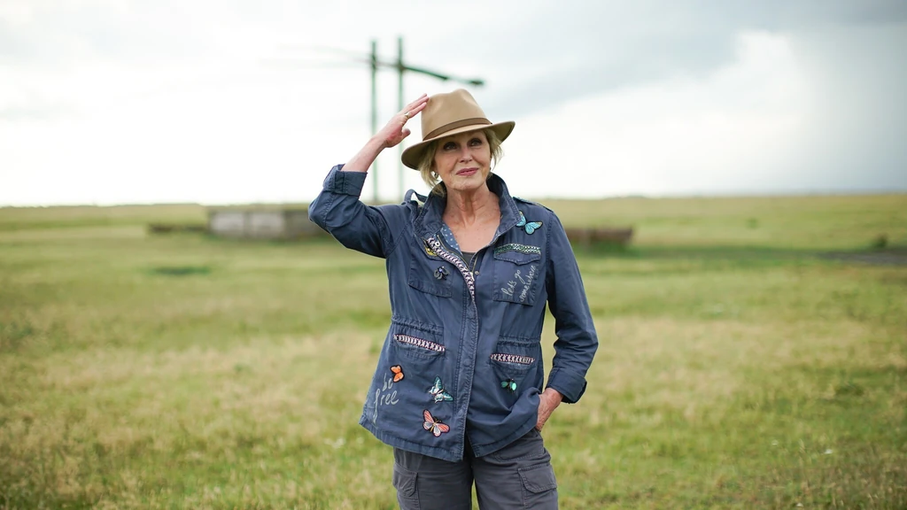 „Mint a préri" – jegyezte meg Joanna Lumley a Hortobágyon járva