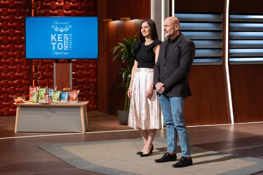 Nagy Gyula és Fényi-Boda Veronika sokat kértek, de keveset adtak volna a Cápáknak (Fotó: RTL)