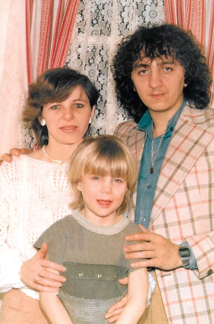 Csoma Vera, Jimmy és közös fiuk, Krisztián (Fotó: Smagpictures)