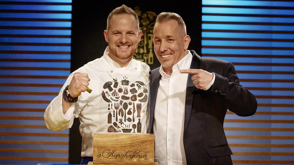 Bóza Roland Sárközi Ákos versenyzőjeként nyerte meg a versenyt (Fotó: RTL Klub)