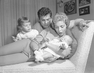 Janet Leigh Holding Jamie Lee Curtis