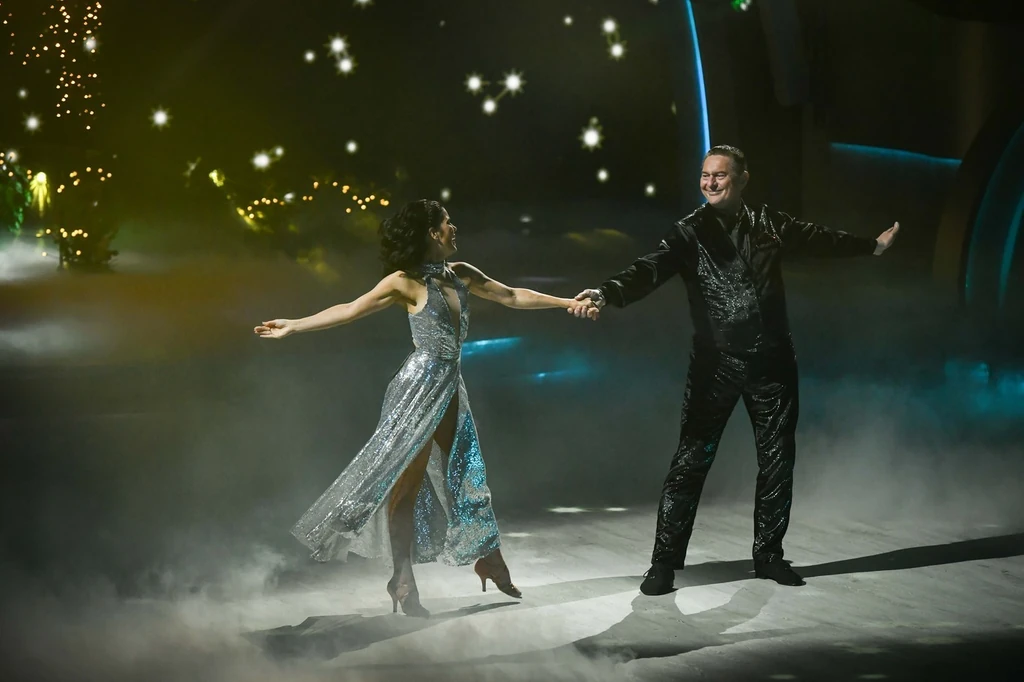 Südi Iringó és Vomberg Frigyes bécsi keringőt táncoltak (Fotó: TV2)