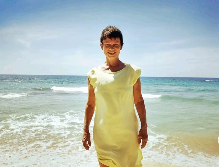 Végre felszabadultan tudta élvezni a csodás tengerpartot (Fotó: Archív)