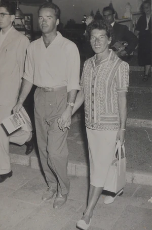 Keleti Ágnes és férje, Bíró Róbert