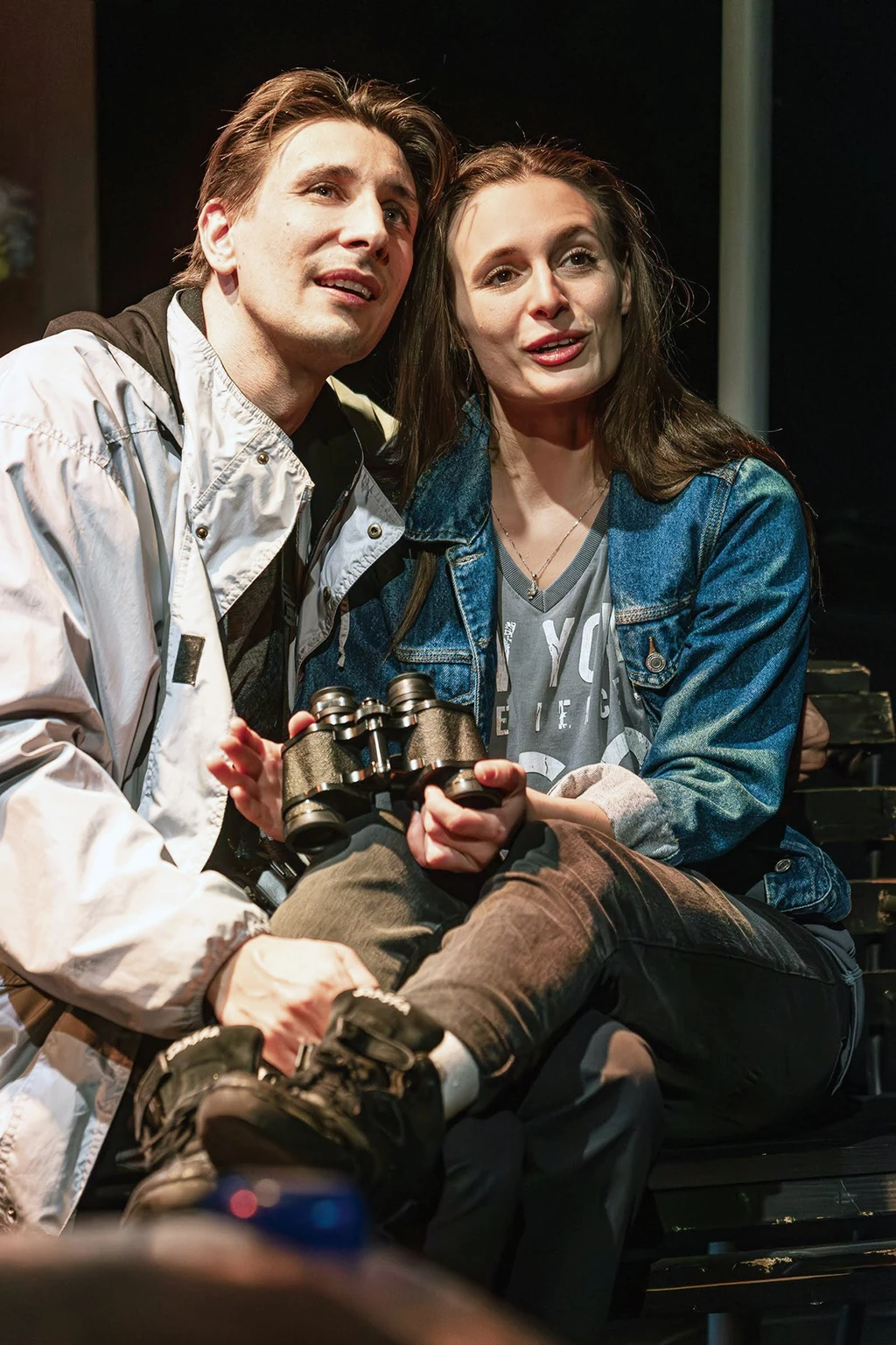 Párjával, Kolnai ­Kovács ­Gergellyel együtt játszanak ­Győrben (Fotó: Archív)