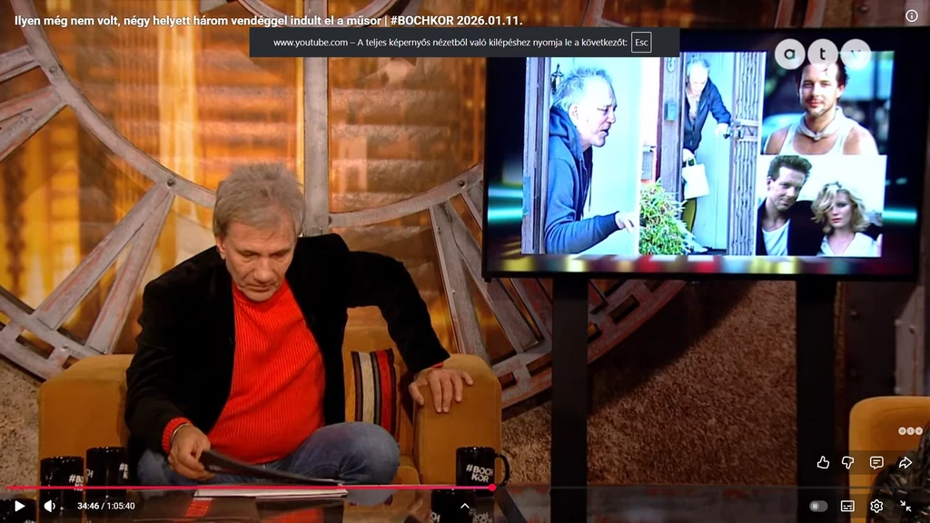 Bochkor Gábor nincs kibékülve a pocakjával (Fotó: Archív)