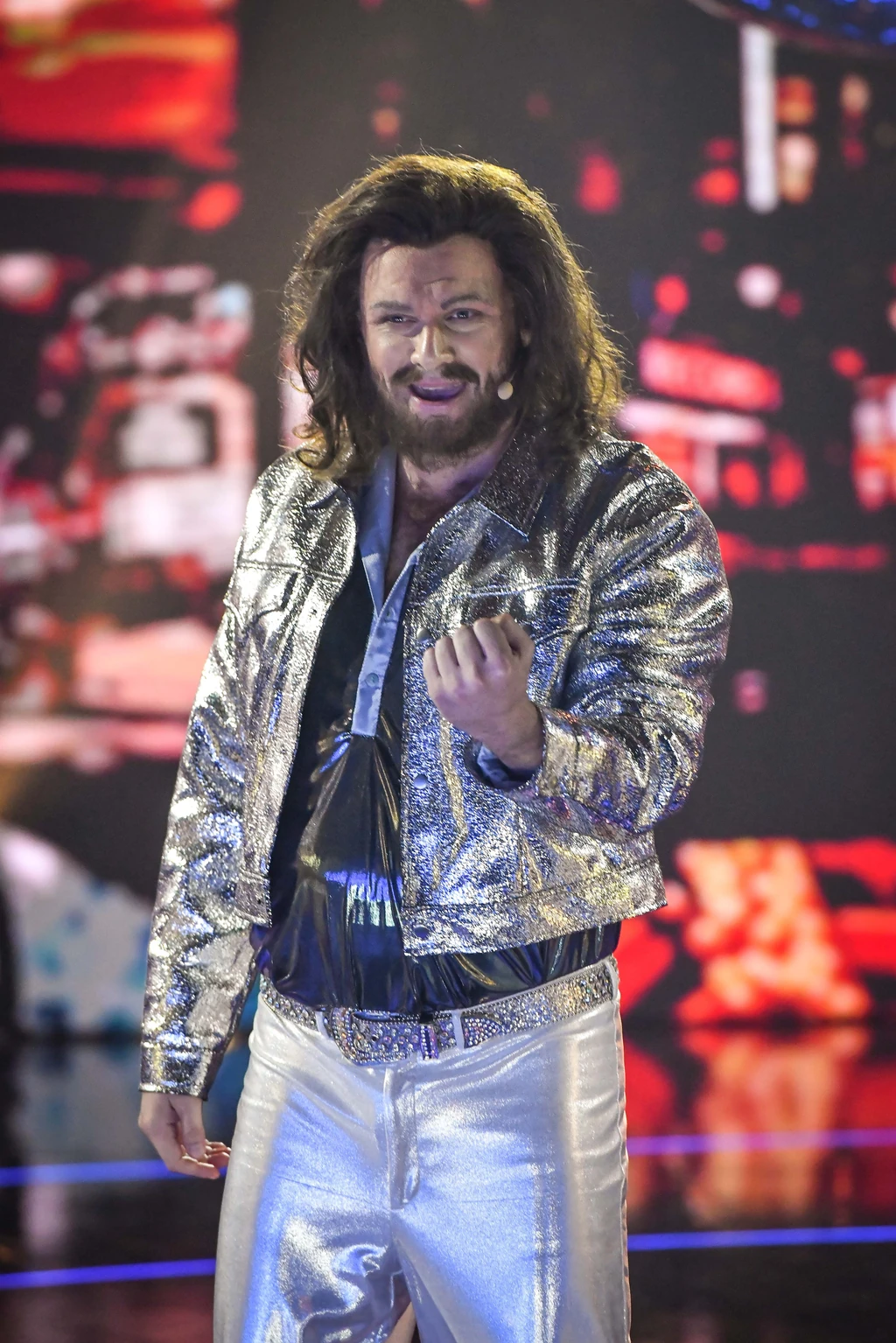 Takács Nikolas a Sztárban Sztár 12. évadának 1. adásában maximális pontszámot kapott Barry Gibb-ként