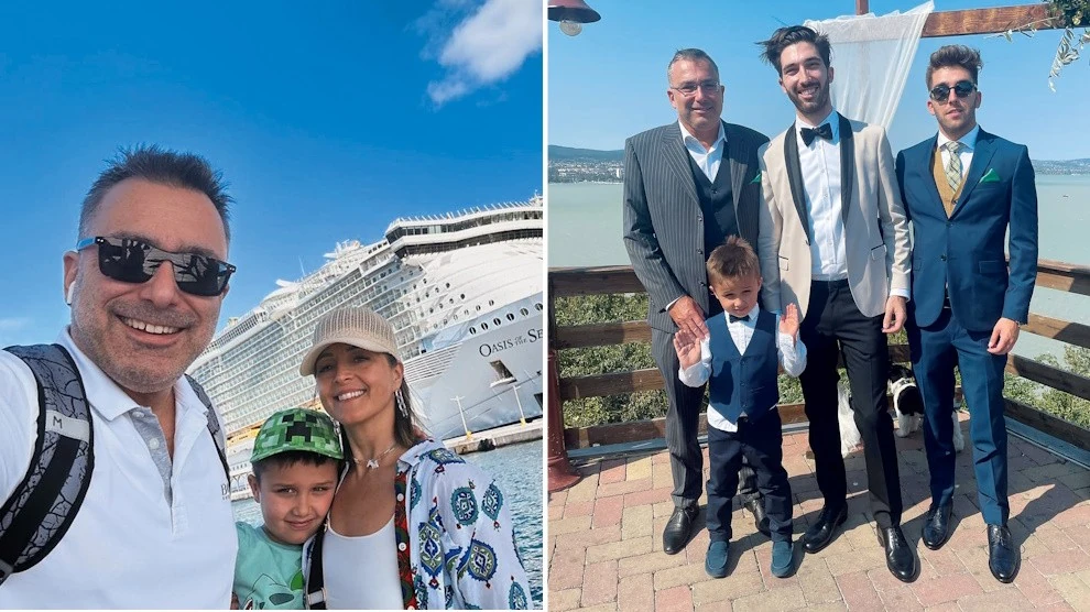 Párjával és a fiaival, akikre mindennél büszkébb (Fotók: Archív)