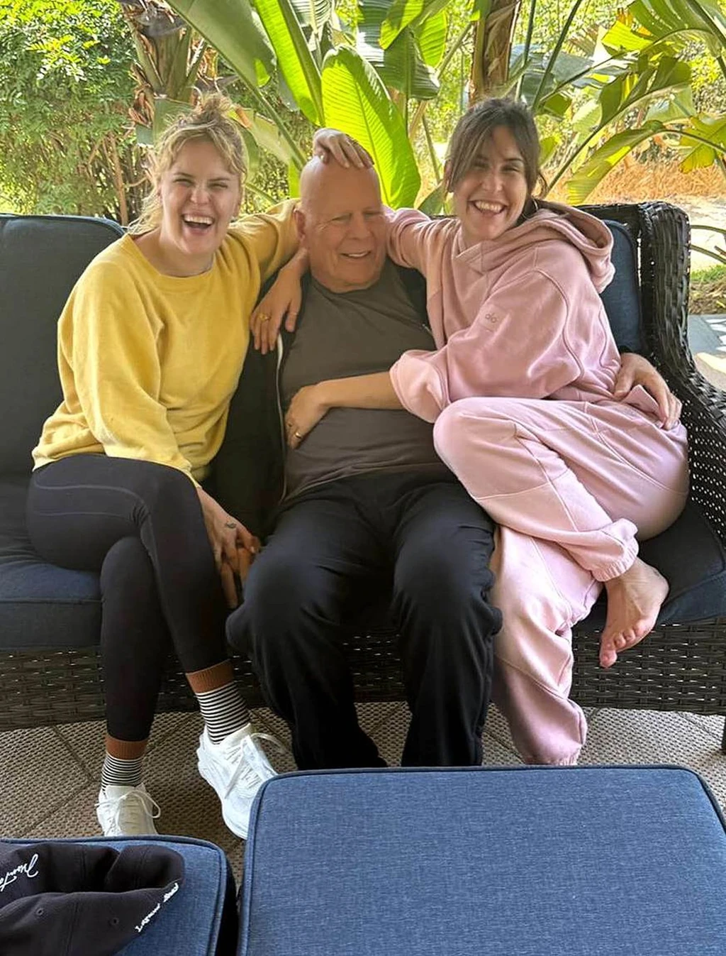 Bruce Willis pár hónapja Scouttal és Tallulah-val (Fotó: Profimedia)