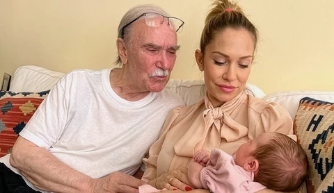 Tordy Géza és a lánya Anna FOTÓ KREDIT Archív