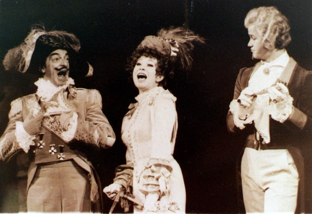 Latabár Kálmánnal és Szolnoki Tiborral (Fotó: Archív)