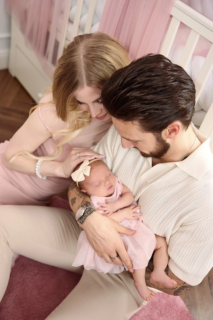 Kislányukkal, Aurorával (Fotó: Bognár Bogi)