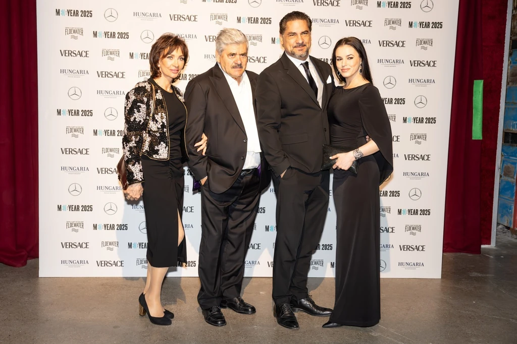 Árpa Attila a családjával érkezett a díjátadóra Fotó: Trenka Attila/fotocentral.hu