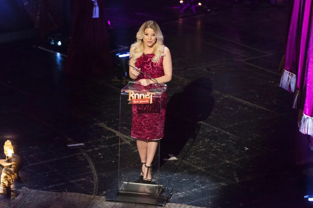 Szabó Zsófi a Roast című műsorban (Fotó: RTL)