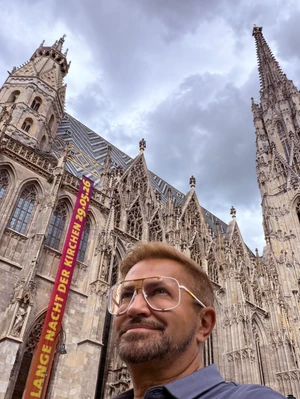 Az osztrák főváros Szent István-székesegyházában  is járt