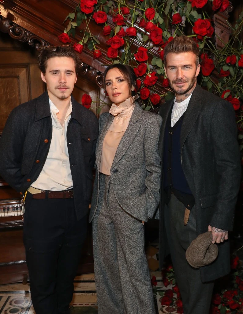 Brooklyn a szüleivel 2019-ben (Fotó: Getty Images)