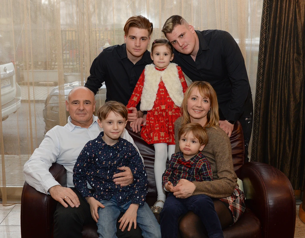 Gyerekeivel és feleségével (Fotó: Nagy Zoltán/fotocentral.hu)