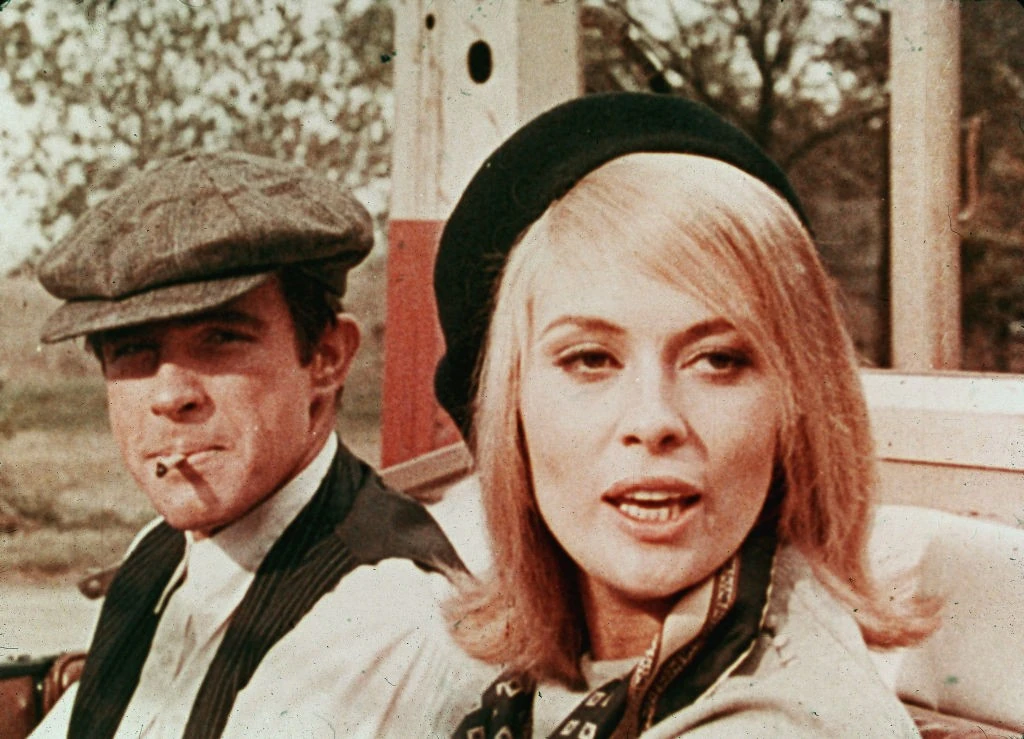 A Bonnie és Clyde című moziban Warren Beattyvel