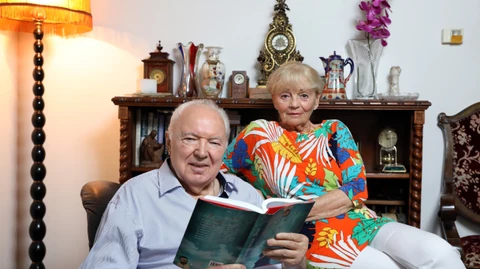 Láng József és felesége: Zsuzsanna