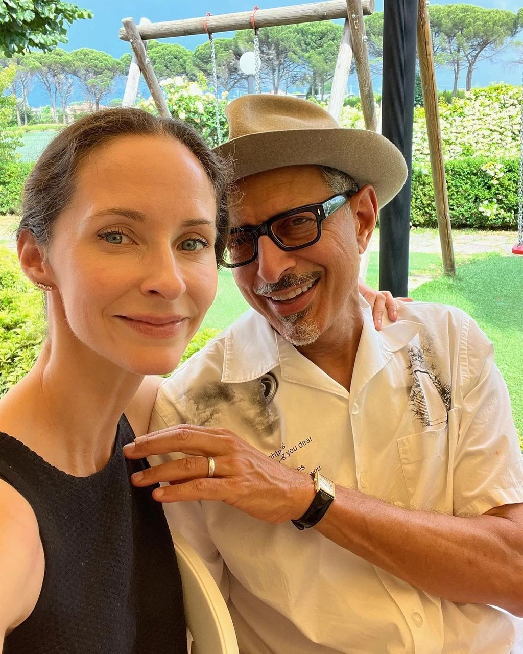 Emilie Livingston és Jeff Goldblum (Fotó: Archív)