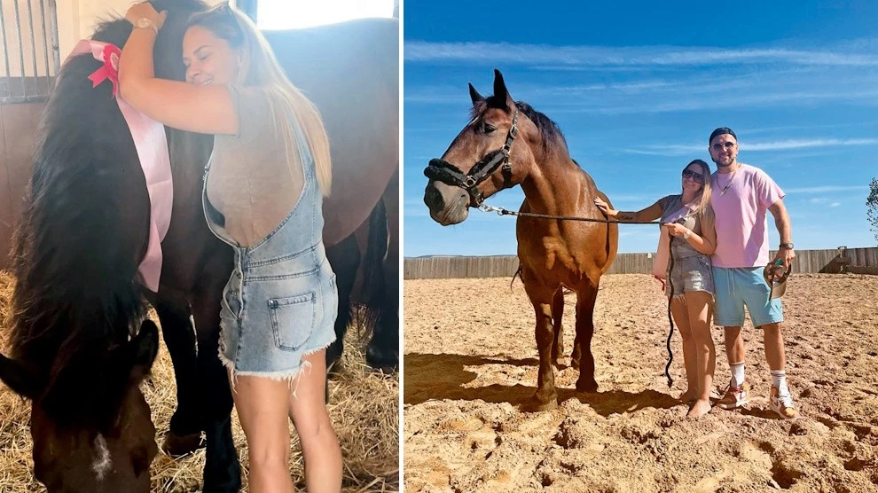 A paripát Hajni a 40. születésnapjára kapta Majkától (Fotók: Archív)