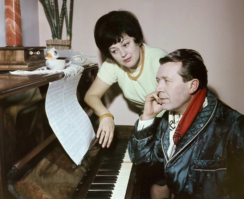 Orsó utcai otthonukban (Fotó: Fortepan/Hunyady János)