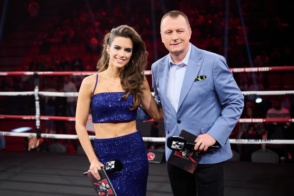 A Hell Boxing Kings műsorvezetőjeként Szujó Zoltánnal (Fotó: Schumy Csaba/fotocentral.hu)