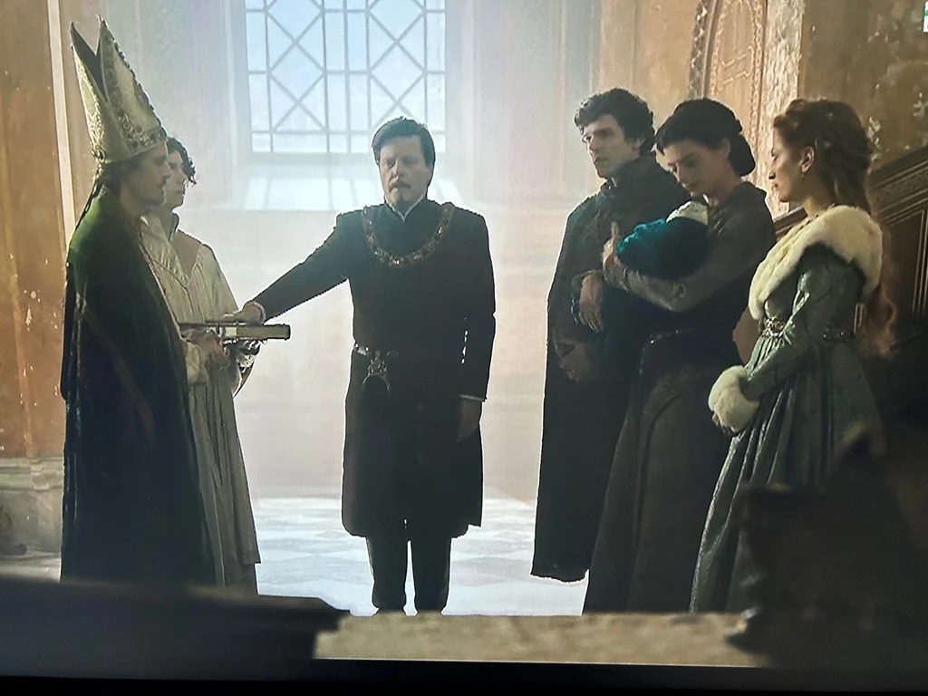 Az ominózus jelenet. Keresztes Tamás a bal, Jordán Adél a jobb szélen (Fotó: Archív)