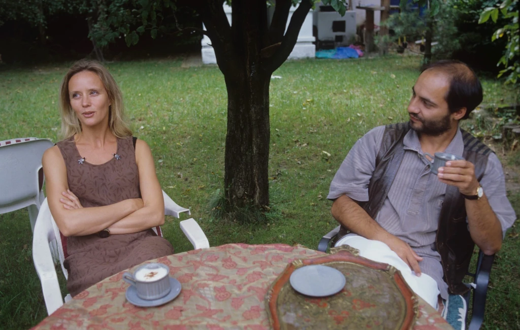 Nagy-Kálózy Eszter és Rudolf Péter 1999-ben (Fotó: Archív)