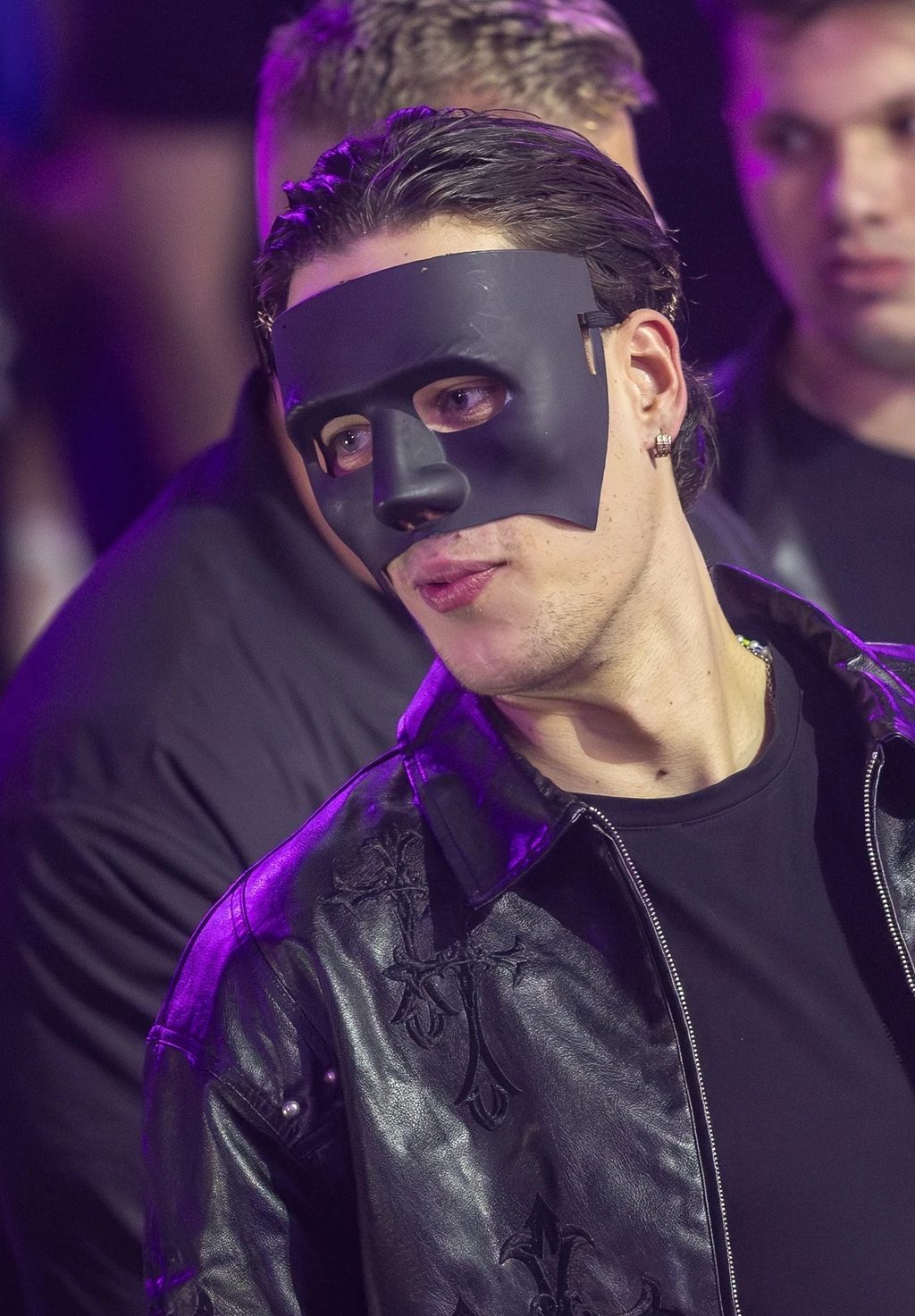 T. Danny a Sztárboxban arcmaszkkal tűnt fel (Fotó: Trenka Attila/fotocentral.hu)