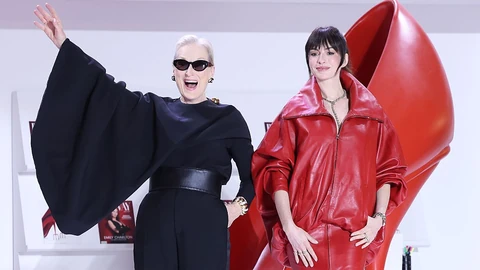Meryl Streep és Anne Hathaway Az ördög Pradát visel 2. bemutatóján