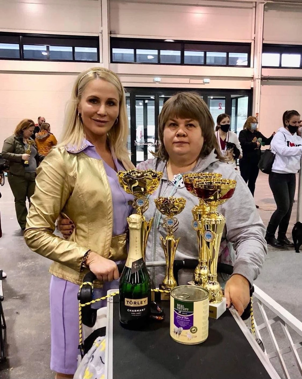 Viki és barátnője, Tatjana (Fotó: Saját kép)