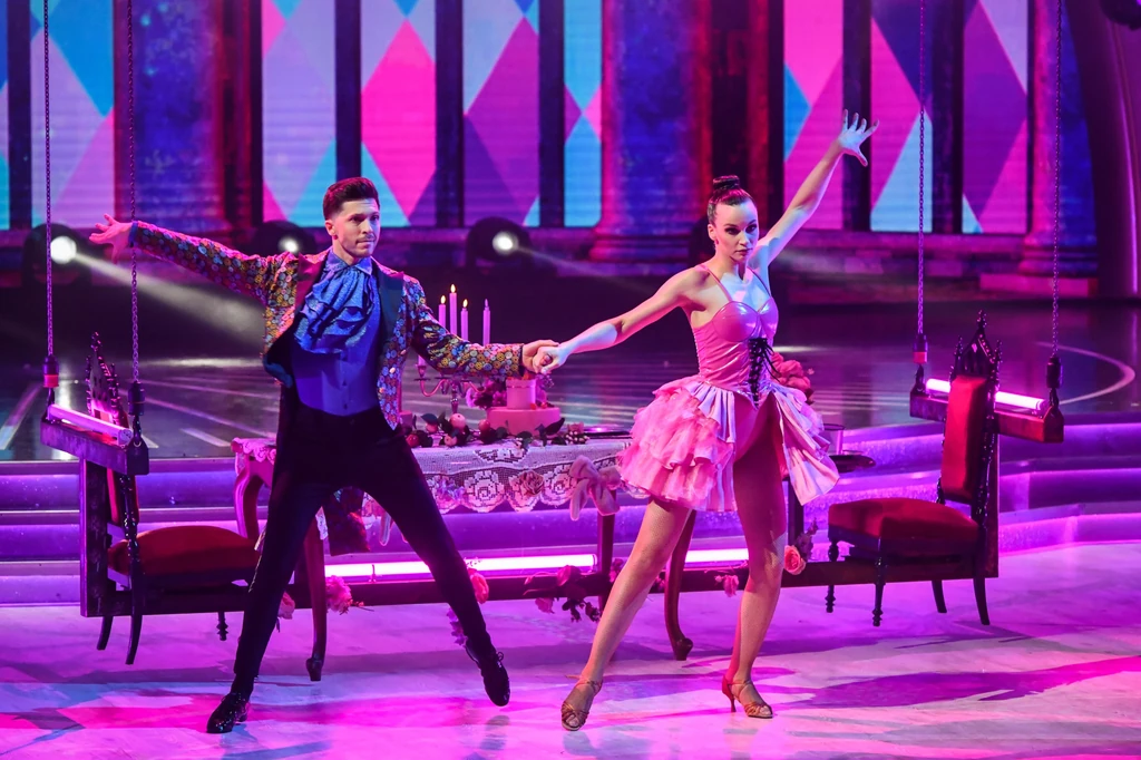 Baranya Dáviddal a Dancing with the Stars című TV2-es produkcióban. (Fotó: TV2)