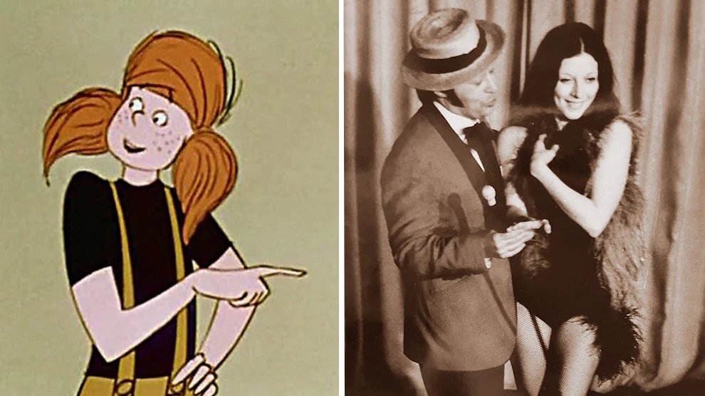 Nem csak a hangját kölcsönözte Mézga Krisztának, a küllemét is (Fotók: Archív)