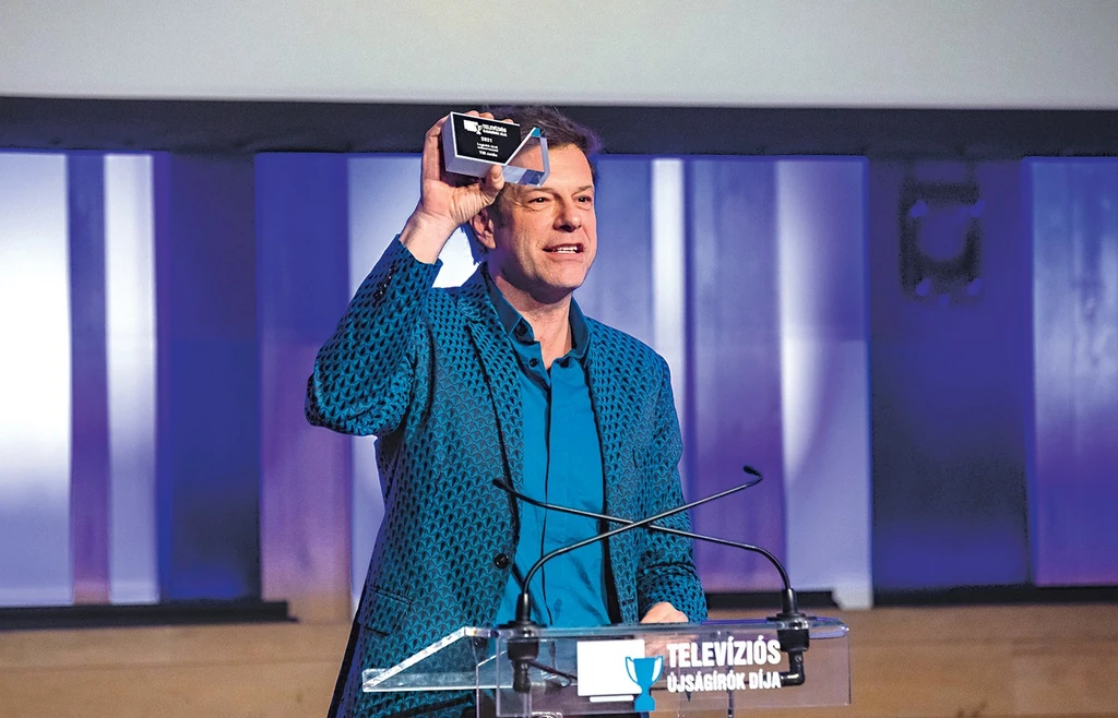 Idén díjazták a televíziós újságírók: Tilla lett a legjobb férfi műsorvezető (Fotó: Birton Szabolcs/fotocentral.hu)