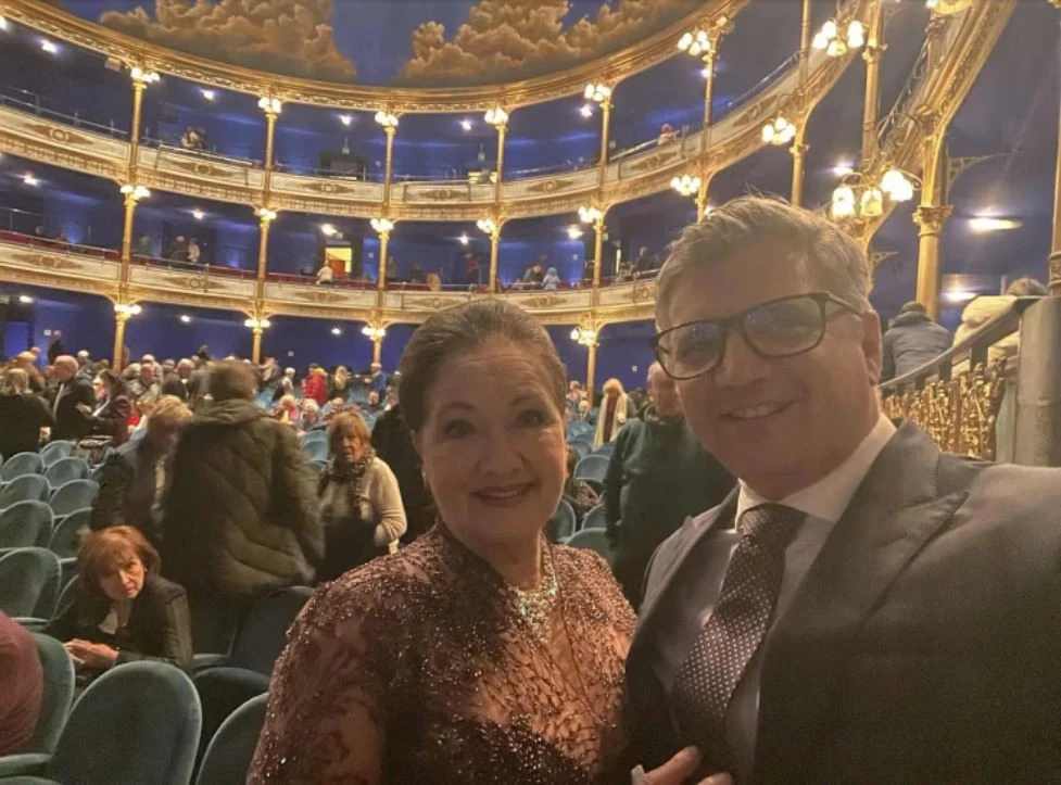 Kállay Bori és dr. Vadász Dániel a híres trieszti gálán