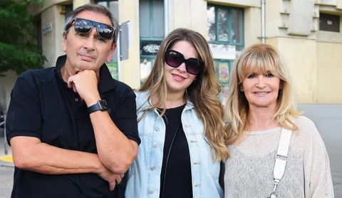 Király Linda és szülei